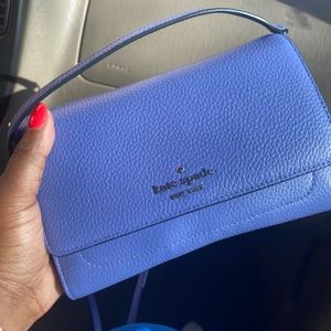 Eggplant purse-wallet
